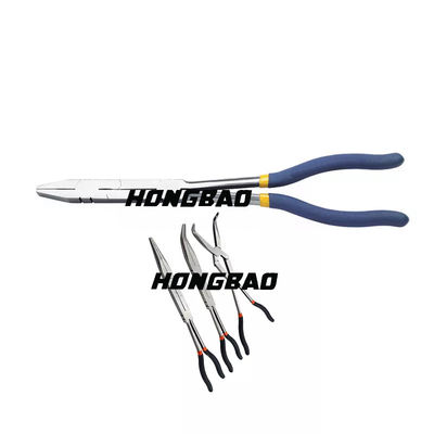 Kìm phẳng mũi dài rộng dùng cho trang sức 200mm Double X Joint Straight Extra Long Clip