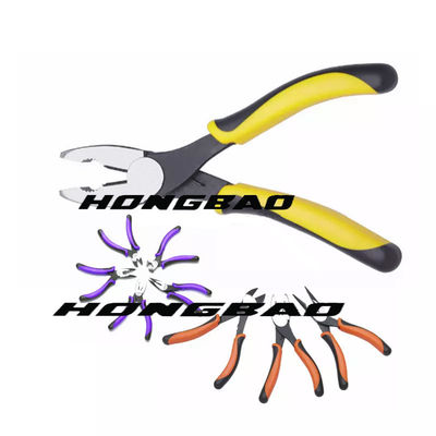 Được Thiết Kế Đặc Biệt Tiết Kiệm Năng Lượng Tay Cầm Cong 6/8&quot; Linesman Kìm Kết Hợp Kềm Cắt Kìm Kết Hợp Kìm