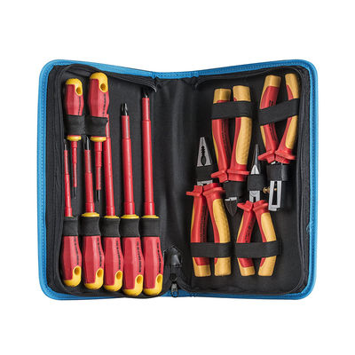 Bộ 15 Gói VDE Dụng Cụ Se Bộ AC Bút Thử Cách Nhiệt Miếng Dán Băng Tua Vít Toolstation 1000V