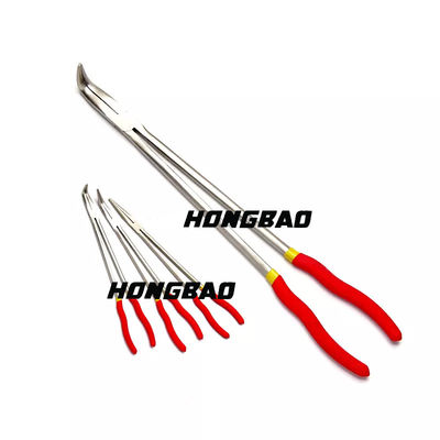 Kìm mũi kim cong 16&quot; 90 độ Đường cong mũi cong mũi dài