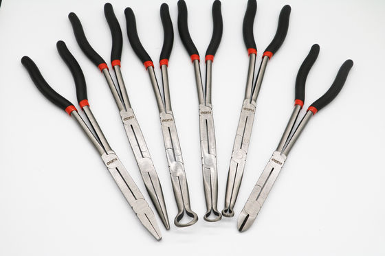 Kìm phẳng mũi dài rộng dùng cho trang sức 200mm Double X Joint Straight Extra Long Clip