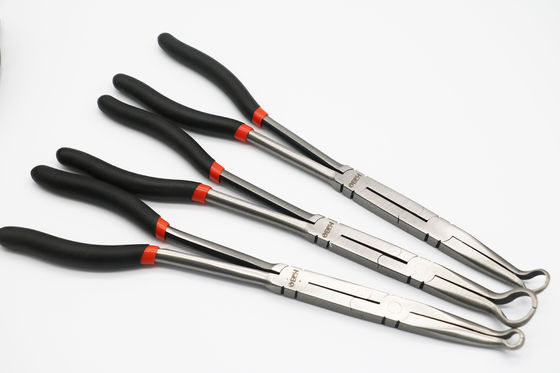 Bộ kìm tầm xa 13&quot; 4pc Set Double X Joint Bent Mũi Clip Giữ 335mm