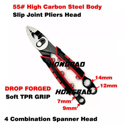 Kết Hợp Kìm Khớp Trượt Với ​​Tay Cầm Cờ Lê Cắt Dây 9-1/2&quot; 10 Inch 8 Inch