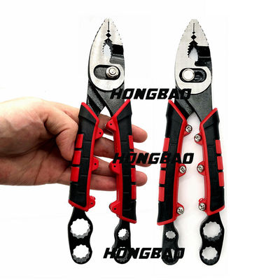 Kìm mũi kim trượt 5 inch Kìm bấm vào tay cầm Đầu cờ lê cờ lê kết hợp hàng đầu 7 9 12 14mm
