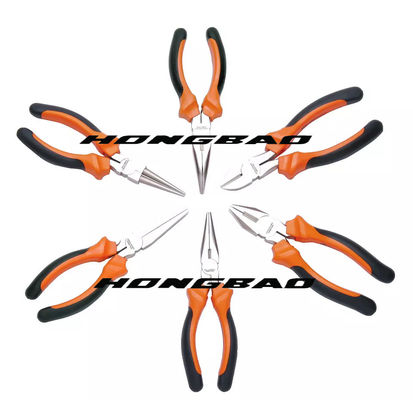 45 # Tay cầm nhúng bằng thép carbon 6&quot;8&quot; Cao vai không chuẩn Kiểu Mỹ Mũi cong kết hợp chéo Kìm