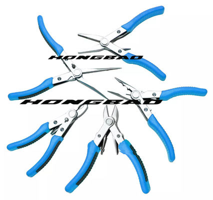 Kìm kết hợp cách điện mũi dài Vde 1000v 2 trong 1 7&quot; 8&quot; trao đổi hai đầu Xoay có thể thay đổi