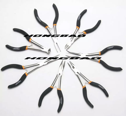 45 # Tay cầm nhúng bằng thép carbon 6&quot;8&quot; Cao vai không chuẩn Kiểu Mỹ Mũi cong kết hợp chéo Kìm