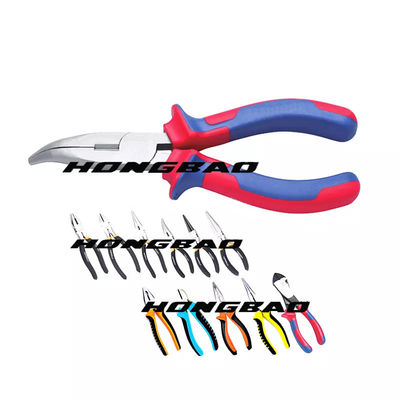 7&quot; 8&quot; Kìm mũi dài chính xác 200mm 170mm 160mm Dao cắt mặt thẳng Tước tay cầm mềm