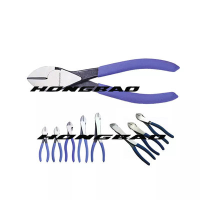 4-1/2 trong. 6-1/2 7&quot; Máy cắt dây chéo Đầu lớn Cắt mặt bên Thân uốn cong Thép Chrome Vanadium
