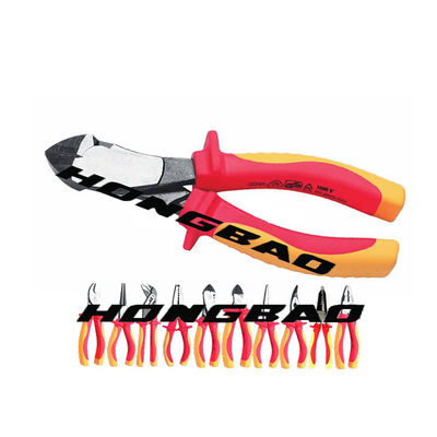 Dụng cụ cách điện an toàn VDE Kìm cắt cạnh 150mm Kìm cắt chéo 6&quot; 8&quot; 7&quot; 9&quot;
