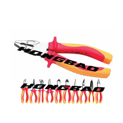 Kìm mũi dài cách điện 6&quot; 1000V 150mm CRV AC giữ mũi phẳng cạnh trơn