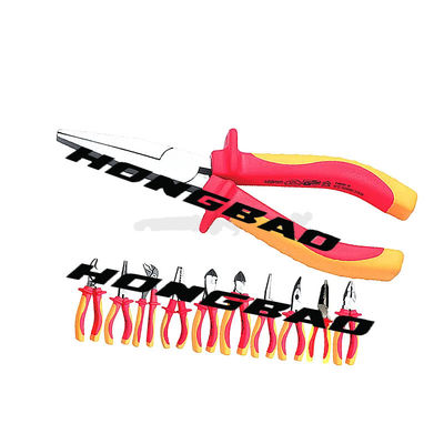 Dụng cụ cách điện 1000V VDE Kìm Kìm kết hợp điện 6 7 8&quot; Tay cầm tiện dụng