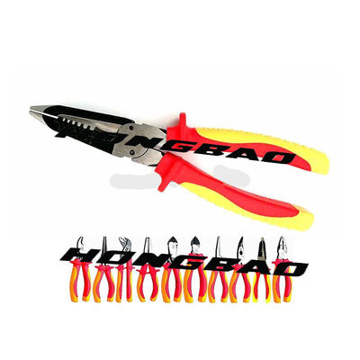 8 10 12&quot; 200mm 250mm 300mm 1000V VDE Hand Tools Set Vde Adjustable Wrench 1000V AC ADJ Spanner Wrench
