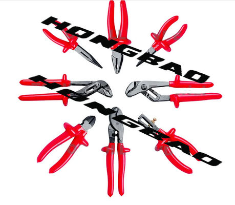6 &quot;1000V Nhúng Grip Cách Điện Kìm Tuốt Dây Đa Năng CRV Điện Áp 1000 V Điện Thợ Điện Tuốt Dây Kìm
