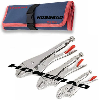 5 7 Kìm khóa hàm cong 10'' với máy cắt dây Kích hoạt Kẹp mở tròn Bấm Vise Grip