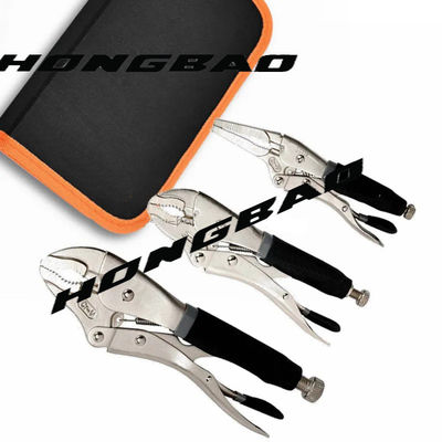 5 7 10'' 12 Inch Vise Grip Kìm khóa hàm lớn Mũi cao su nhựa TPR Kẹp tay cầm