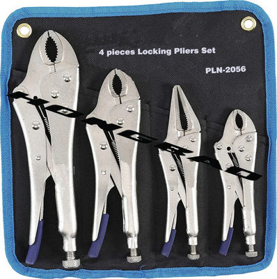 5 7 Kìm khóa hàm cong 10'' với máy cắt dây Kích hoạt Kẹp mở tròn Bấm Vise Grip
