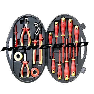 Bộ 15 Gói VDE Dụng Cụ Se Bộ AC Bút Thử Cách Nhiệt Miếng Dán Băng Tua Vít Toolstation 1000V